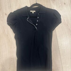 Burberry Women's Black Polo Shirt